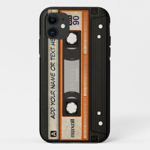 Funda Para iPhone 11 Modelo de la cinta de casete de música de la