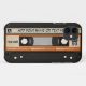 Funda De Case-Mate Para iPhone Modelo de la cinta de casete de música de la (Reverso (horizontal))