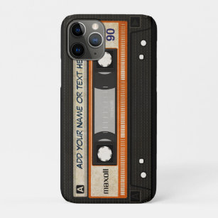Funda Para iPhone 11 Pro Modelo de la cinta de casete de música de la