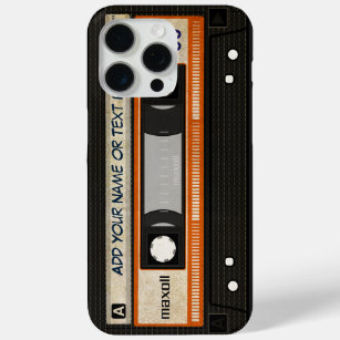 Funda Para iPhone 15 Pro Max Modelo de la cinta de casete de música de la