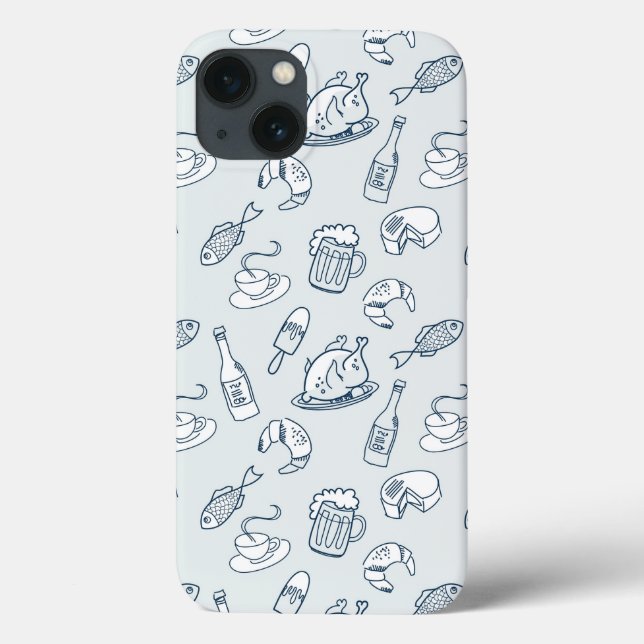Funda De Case-Mate Para iPhone Modelo de la comida (Reverso)
