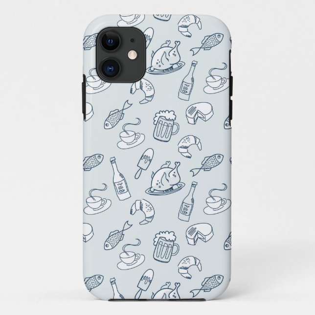 Funda De Case-Mate Para iPhone Modelo de la comida (Reverso)