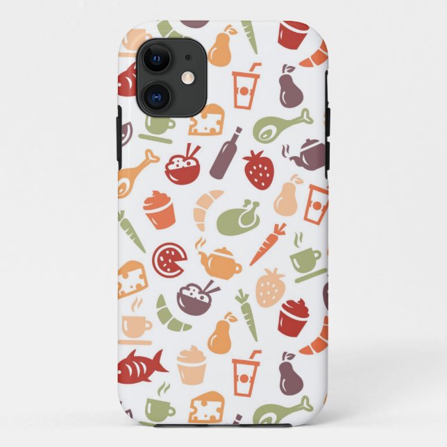 Funda De Case-Mate Para iPhone Modelo de la comida (Reverso)