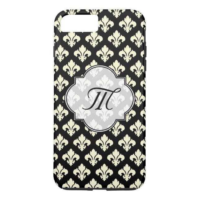 Funda De Case-Mate Para iPhone Modelo de la flor de lis (Reverso)
