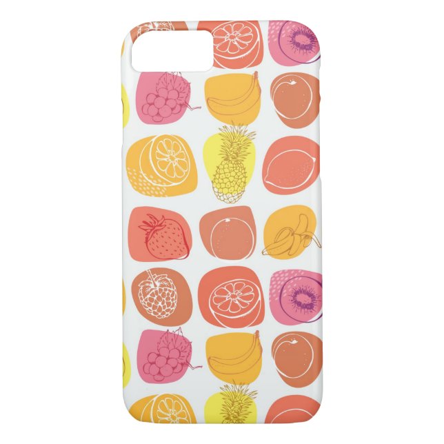 Funda De Case-Mate Para iPhone Modelo de la fruta (Reverso)