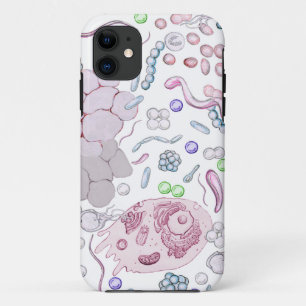 Funda Para iPhone 11 Modelo de la microbiología