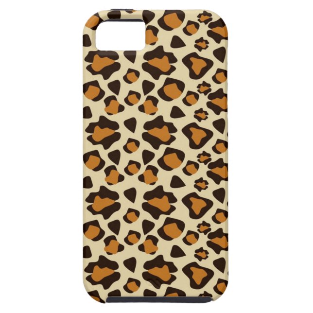 Funda De Case-Mate Para iPhone Modelo de la piel del guepardo (Atrás)