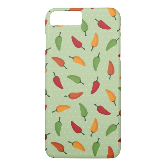 Funda De Case-Mate Para iPhone Modelo de la pimienta de chiles (Reverso)