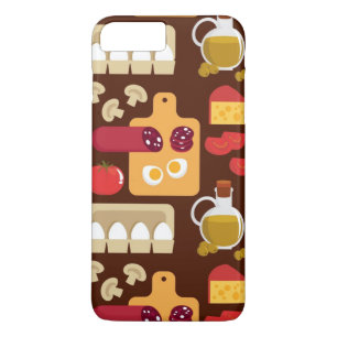 Funda Para iPhone 8 Plus/7 Plus Modelo de la pizza