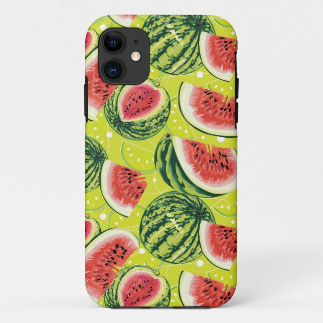 Funda De Case-Mate Para iPhone Modelo de la sandía (Reverso)
