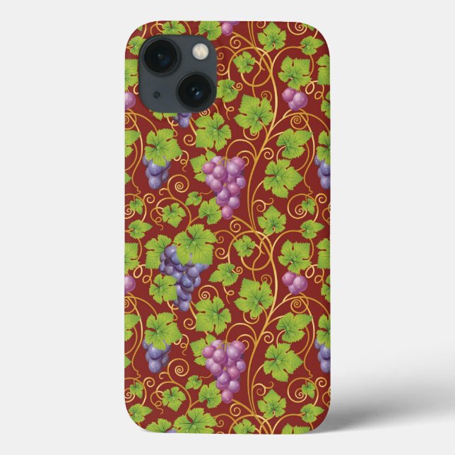 Funda De Case-Mate Para iPhone Modelo de la uva (Reverso)