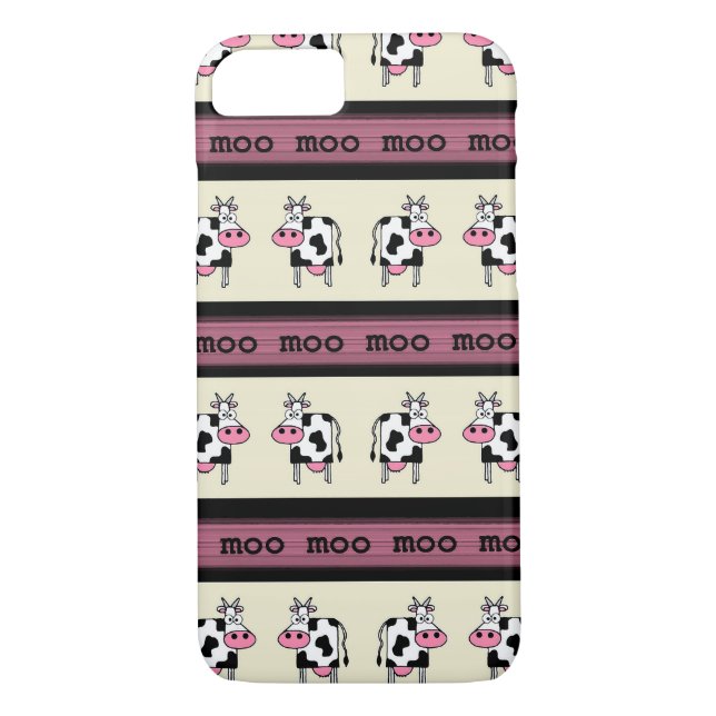 Funda De Case-Mate Para iPhone Modelo de la vaca (Reverso)