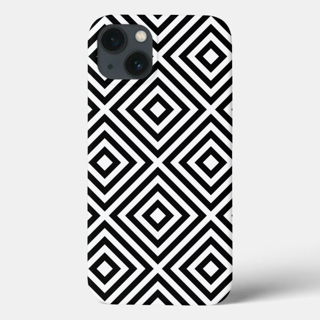 Funda De Case-Mate Para iPhone Modelo de las rayas (Reverso)