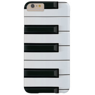 Funda Barely There Para Phone 6 Plus Modelo de llaves blanco y negro elegante del piano
