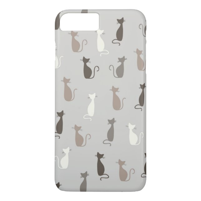 Funda De Case-Mate Para iPhone Modelo de los gatos (Reverso)