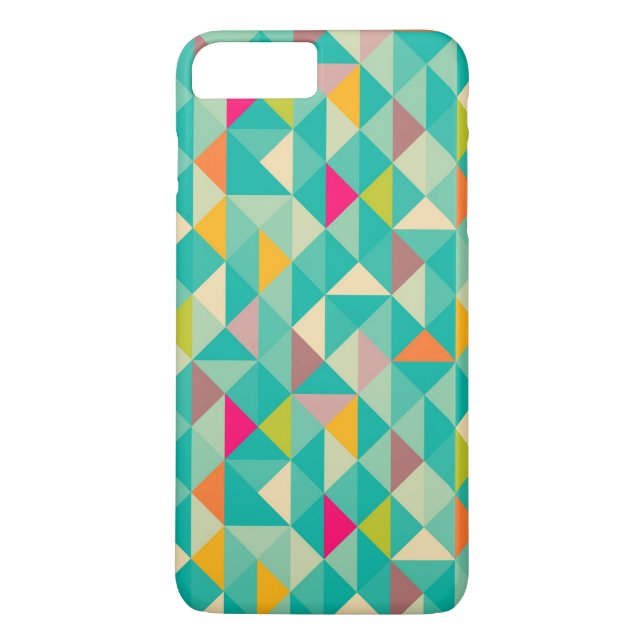 Funda De Case-Mate Para iPhone Modelo de los triángulos (Reverso)