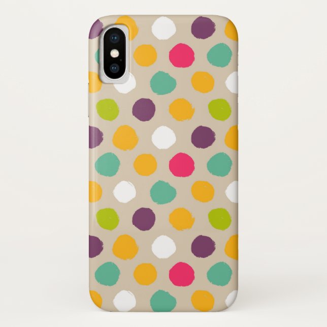 Funda De Case-Mate Para iPhone Modelo de lunar a mano (Reverso)