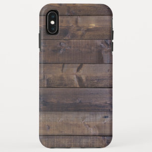 Funda Para iPhone XS Max Modelo de madera elegante - textura de madera del