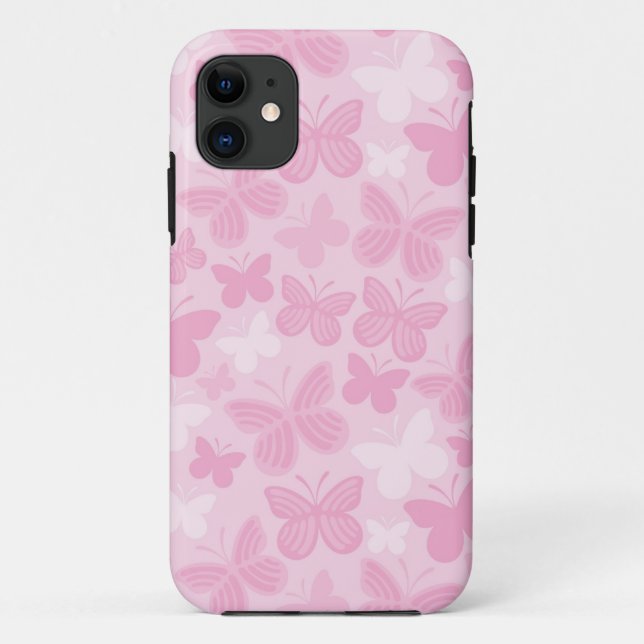 Funda De Case-Mate Para iPhone Modelo de mariposa (Reverso)