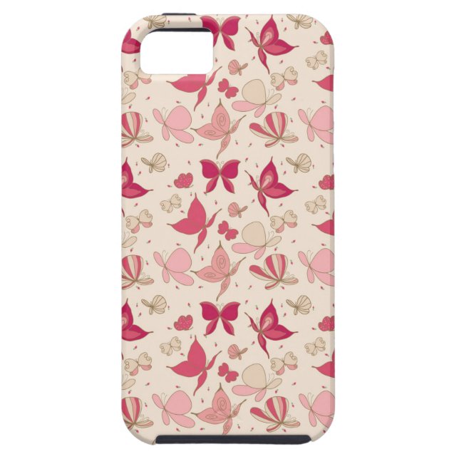 Funda De Case-Mate Para iPhone modelo de mariposa (Atrás)