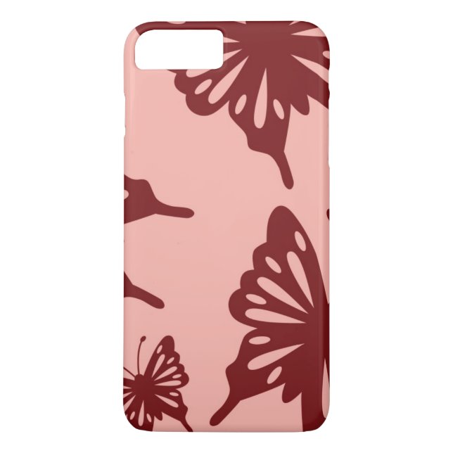 Funda De Case-Mate Para iPhone modelo de mariposa 3 (Reverso)