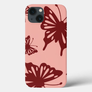 Funda Para iPhone 13 modelo de mariposa 3
