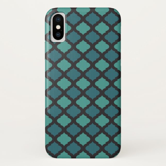Funda De Case-Mate Para iPhone Modelo de mosaico en estilo árabe (Reverso)