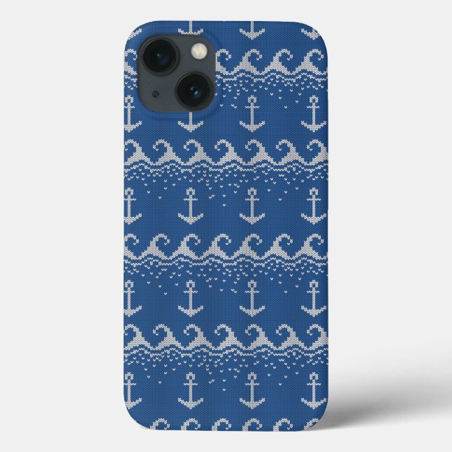 Funda De Case-Mate Para iPhone Modelo de punto náutico (Reverso)