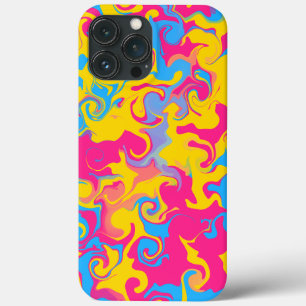 Funda Para iPhone 13 Pro Max Modelo de resumen de mármol con bandera de la igua