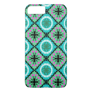 Funda Para iPhone 8 Plus/7 Plus Modelo de Suzani con adornos del Uzbek y del