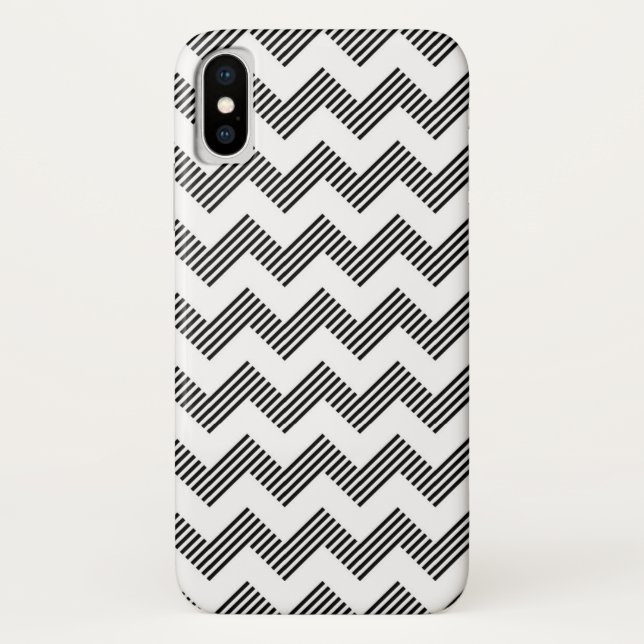 Funda De Case-Mate Para iPhone Modelo de zigzag geométrico (Reverso)