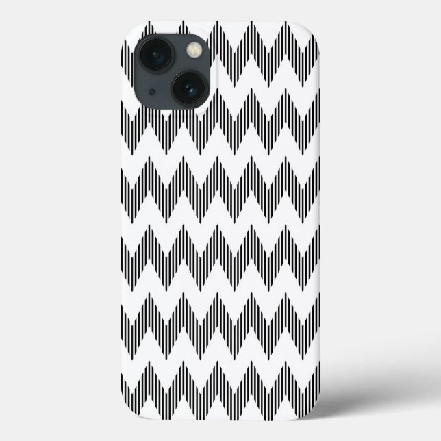 Funda De Case-Mate Para iPhone Modelo de zigzag geométrico (Reverso)