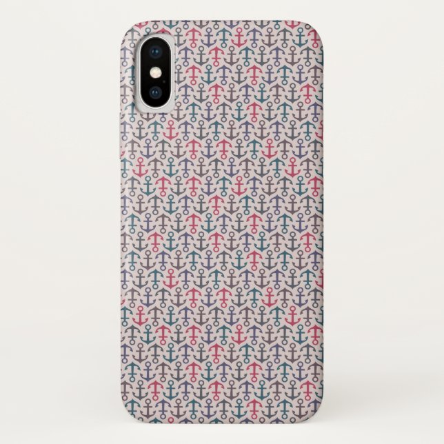 Funda De Case-Mate Para iPhone Modelo del ancla (Reverso)