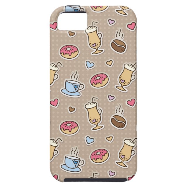 Funda De Case-Mate Para iPhone Modelo del café (Atrás)