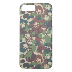 Funda Para iPhone 8 Plus/7 Plus Modelo del camuflaje del perro