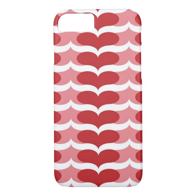 Funda De Case-Mate Para iPhone Modelo del corazón (Reverso)