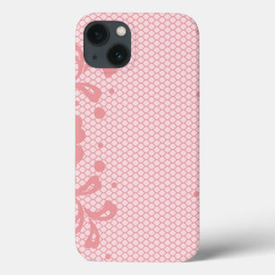 Funda Para iPhone 13 Modelo del cordón, vintage 3 de la flor