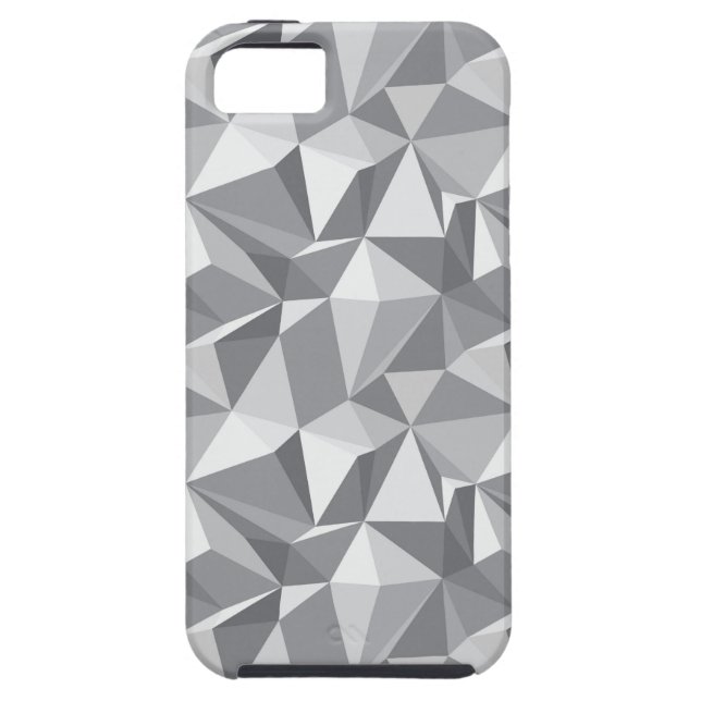 Funda De Case-Mate Para iPhone Modelo del diamante - polígono abstracto (Atrás)