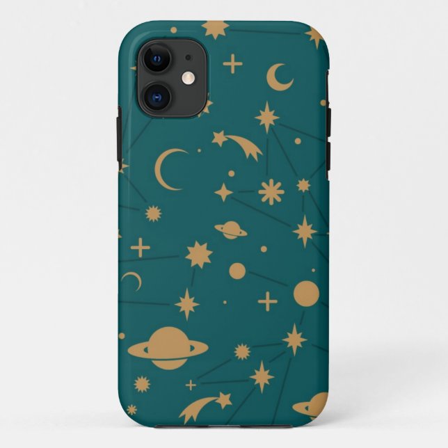 Funda De Case-Mate Para iPhone Modelo del espacio (Reverso)