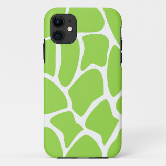 Funda Para iPhone 11 Modelo del estampado de girafa en verde de cal