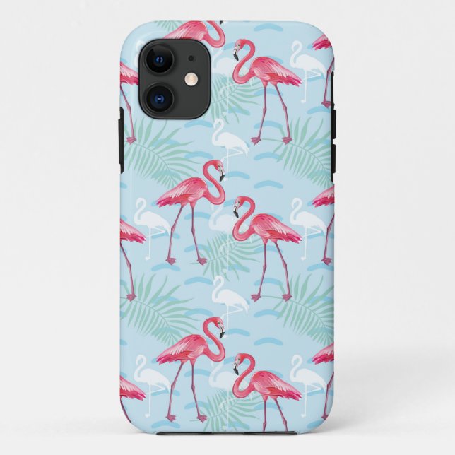 Funda De Case-Mate Para iPhone Modelo del flamenco (Reverso)