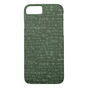 Funda Para iPhone 8/7 Modelo del friki. Pizarra con fórmulas de la