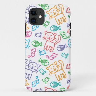 Funda Para iPhone 11 modelo del gato