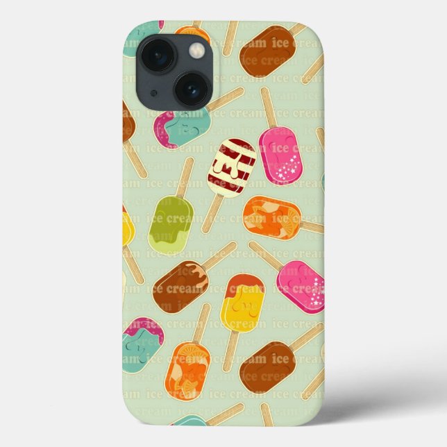 Funda De Case-Mate Para iPhone Modelo del helado (Reverso)