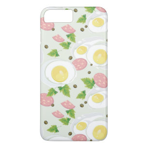 Funda Para iPhone 8 Plus/7 Plus Modelo del huevo y de la salchicha
