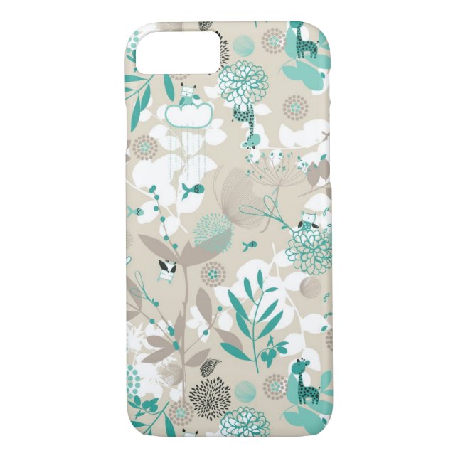 Funda De Case-Mate Para iPhone Modelo del jardín (Reverso)