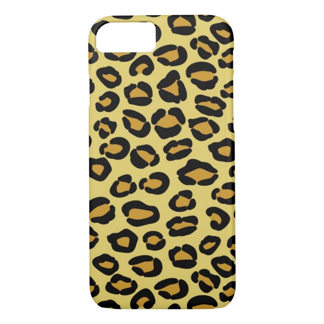 Funda De Case-Mate Para iPhone Modelo del leopardo (Reverso)
