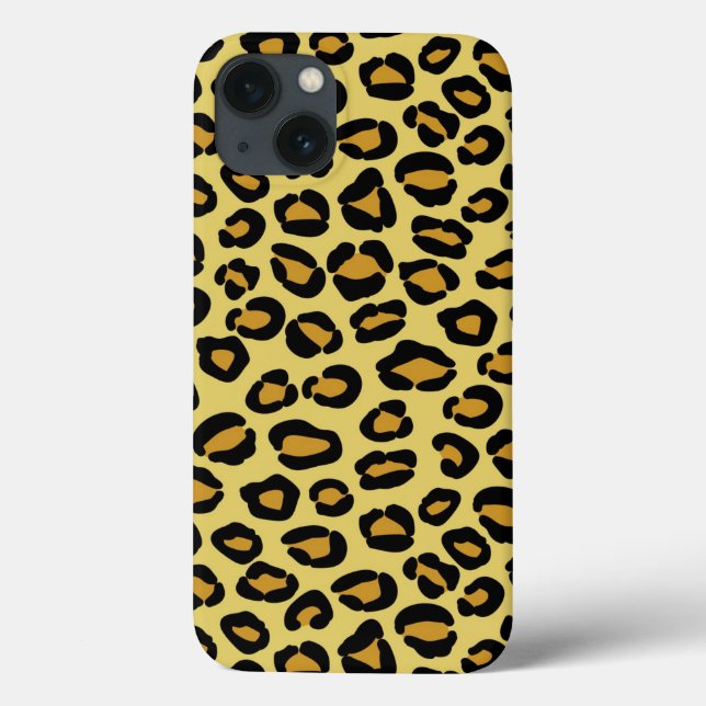 Funda De Case-Mate Para iPhone Modelo del leopardo (Reverso)