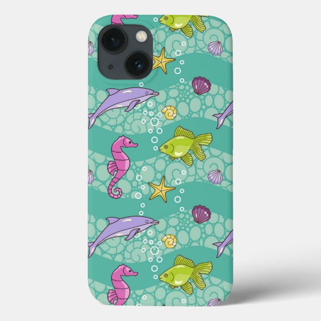 Funda De Case-Mate Para iPhone Modelo del mar del verano (Reverso)