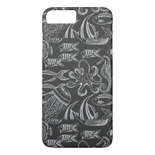 Funda Para iPhone 8 Plus/7 Plus Modelo del Mar Negro
